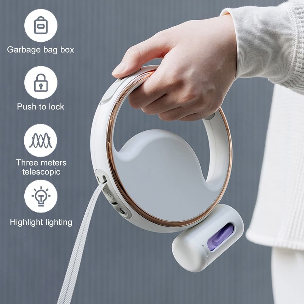 UFO Hunde Snor 360 ° Med Lys