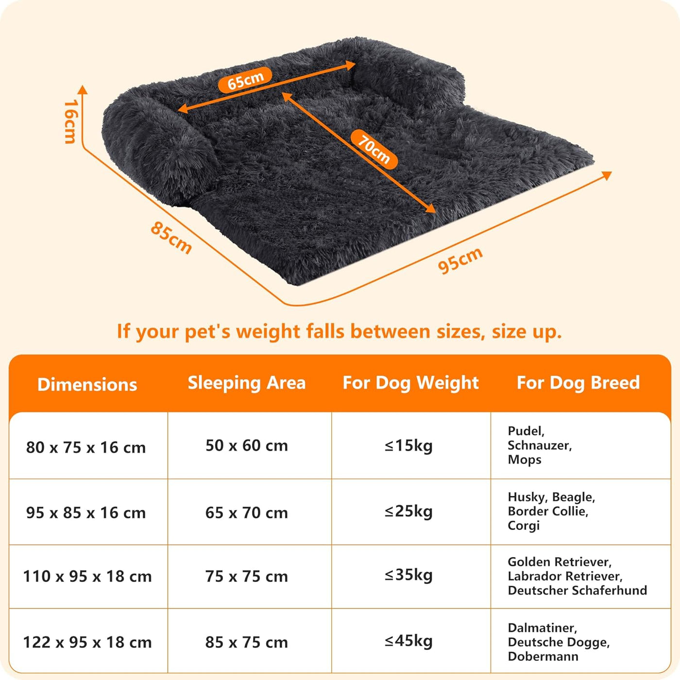 HMTOPE plys tæppe seng