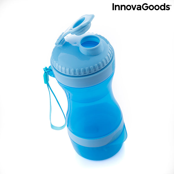 2-in-1 bottle  vand + foder skål